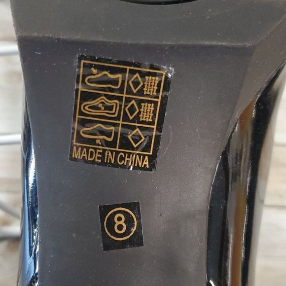 Fashion Nova Nelia Chunky Goth Lug Sole Platform Ankle Boots Shoes 8 Like New - Picture 10 of 12